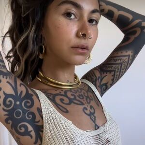 Azadi adornments brass chokers gold (2)